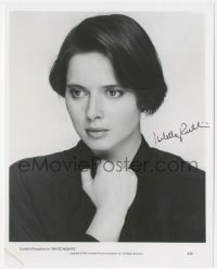 5y0063 ISABELLA ROSSELLINI signed 8x10 still 1985 the beautiful Italian actress in White Nights!