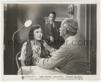 5y0068 JANE WYMAN signed 8x10 still 1948 examined by doctor as Lew Ayres watches in Johnny Belinda!