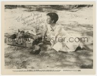 5y0073 JULIE HARRIS signed 8x10 still 1953 fallen on ground by luggage in The Member of the Wedding!