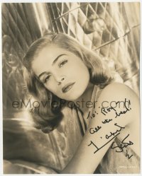 5y0079 LIZABETH SCOTT signed deluxe 7.25x9.25 still 1946 c/u from The Strange Love of Martha Ivers!