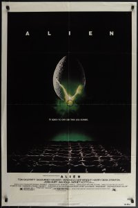 5y1012 ALIEN NSS style 1sh 1979 Ridley Scott outer space sci-fi monster classic, cool egg image!