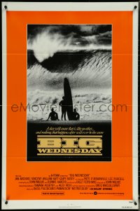 5y1048 BIG WEDNESDAY int'l 1sh 1978 John Milius surfing classic, cool image of surfers on beach!