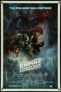 5y1128 EMPIRE STRIKES BACK NSS style 1sh 1980 classic Gone With The Wind style art by Roger Kastel!