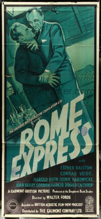 5y0540 ROME EXPRESS English 3sh 1932 art of detective Conrad Veidt, country of origin, ultra rare!