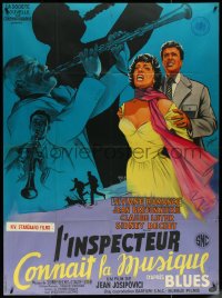 5y0188 BLUES French 1p 1956 L'inspector connait la musique, Joelle Marquet art of musicians!