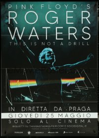 5y0408 ROGER WATERS: THIS IS NOT A DRILL advance Italian 1p 2023 Pink Floyd, ultra rare!