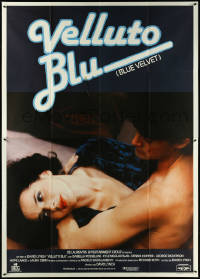 5y0259 BLUE VELVET Italian 2p 1986 David Lynch, sexy Isabella Rossellini, Kyle MacLachlan!
