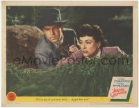 5y0754 ABOVE SUSPICION LC #4 1943 close up of Joan Crawford & Fred MacMurray with binoculars!