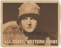 5y0757 ALL QUIET ON THE WESTERN FRONT LC R1938 super close up of Walter Brown Rogers, ultra rare!