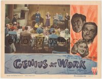 5y0009 GENIUS AT WORK signed LC 1946 by Anne Jeffreys, who's performing at dinner w/Brown & Carney!