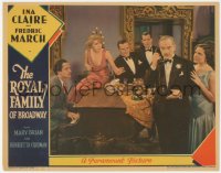 5y0902 ROYAL FAMILY OF BROADWAY LC 1930 Ina Claire, Mary Brian, Fredric March & others surprised!