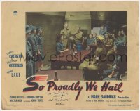 5y0019 SO PROUDLY WE HAIL signed LC 1943 by Lorna Gray, she signed as Adrian Booth, World War II!