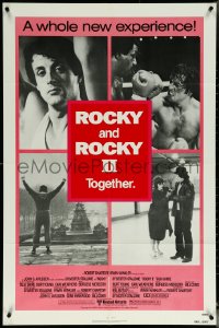 5y1349 ROCKY /ROCKY II 1sh 1980 Sylvester Stallone, Carl Weathers boxing classic double-bill!