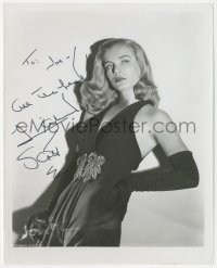 5y0124 LIZABETH SCOTT signed 8x10 REPRO photo 1980s sexy full-length portrait from Dead Reckoning!