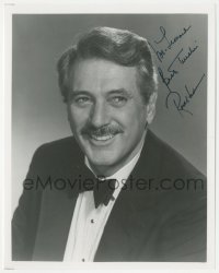5y0125 ROCK HUDSON signed 8x10 REPRO photo 1980s great smiling portrait with mustache & tuxedo!