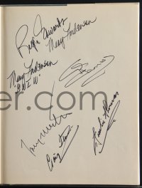 5y0028 FILMS OF WORLD WAR II signed hardcover book 1973 by Buddy Rogers, Mary Anderson & 22 others!