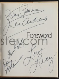 5y0029 GOLDEN YEARS OF BROADCASTING signed hardcover book 1976 by Lucille Ball & NINE other people!
