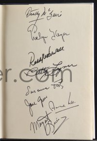 5y0030 GOLDWYN signed hardcover book 1989 by Ann Miller, Dorothy McGuire & ELEVEN other people!