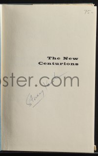 5y0034 NEW CENTURIONS signed hardcover book 1972 by BOTH author Joseph Wambaugh AND Stacy Keach!