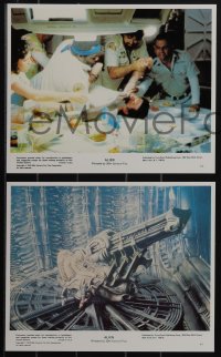5y1522 ALIEN 8 8x10 commercial color prints 1980s Ridley Scott outer space sci-fi monster classic!