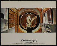 5y1567 2001: A SPACE ODYSSEY 2 Cinerama color English FOH LCs 1968 Kubrick, McCall art & hostesses!