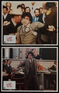 5y0962 AND JUSTICE FOR ALL 8 LCs 1979 directed by Norman Jewison, Al Pacino is out of order!