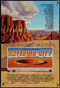 5z0294 ASTEROID CITY advance DS 1sh 2023 Jason Schwartzman, cool billboard and canyon art!