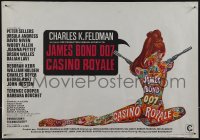 5z0797 CASINO ROYALE Belgian 1967 all-star James Bond spy spoof, different sexy psychedelic art!