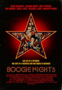5z0329 BOOGIE NIGHTS DS 1sh 1997 Burt Reynolds, John C. Reilly, Mark Wahlberg as Dirk Diggler!