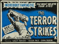 5z0127 WAR OF THE COLOSSAL BEAST British quad 1958 The Terror Strikes, different & ultra rare!