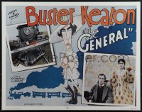 5z0779 GENERAL 22x28 commercial poster 1998 Buster Keaton, great image of the original half-sheet!