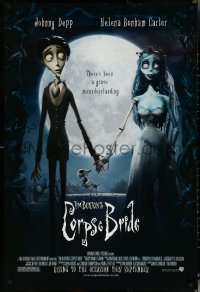 5z0352 CORPSE BRIDE advance DS 1sh 2005 Tim Burton horror musical, rising to the occasion this year!