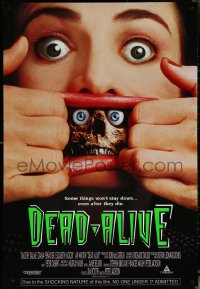 5z0360 DEAD ALIVE 1sh 1992 Peter Jackson gore-fest, some things won't stay down!