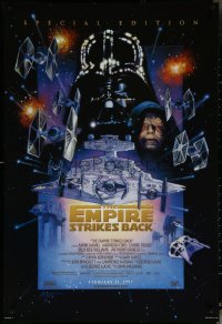 5z0380 EMPIRE STRIKES BACK style C advance 1sh R1997 they're back on the big screen!