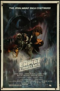 5z0381 EMPIRE STRIKES BACK NSS style 1sh 1980 classic Gone With The Wind style art by Roger Kastel!