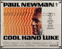 5z0835 COOL HAND LUKE 1/2sh 1967 Paul Newman prison escape classic, cool art by James Bama!