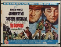 5z0837 EL DORADO 1/2sh 1967 John Wayne, Robert Mitchum, Howard Hawks, big one with the big two!