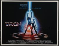 5z0864 TRON 1/2sh 1982 Walt Disney sci-fi, Jeff Bridges in a computer, cool special effects!