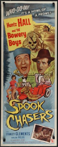 5z0713 SPOOK CHASERS insert 1957 Huntz Hall, Bowery Boys, It's a howl of a prowl!