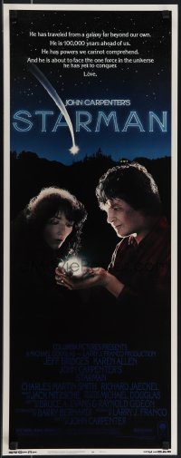 5z0716 STARMAN insert 1984 alien Jeff Bridges & Karen Allen, directed by John Carpenter!