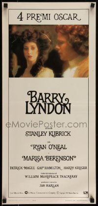 5z0731 BARRY LYNDON Italian locandina R1983 Stanley Kubrick, different image of O'Neal & Berenson!