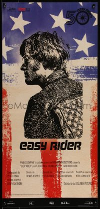 5z0739 EASY RIDER Italian locandina R2019 Peter Fonda, biker classic directed by Dennis Hopper!