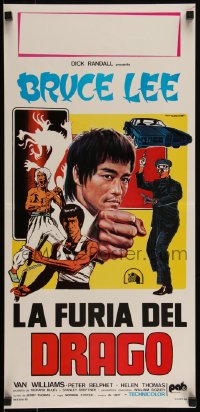 5z0744 GREEN HORNET Italian locandina 1975 different art of Bruce Lee as Kato by Tarantelli!