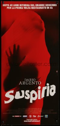 5z0755 SUSPIRIA Italian locandina R2017 Argento horror, Mario de Berardinis art, now in 4K!