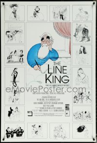 5z0464 LINE KING 1sh 1996 Al Hirschfeld Story, art of Marx Bros., Streisand, Hepburn & more!