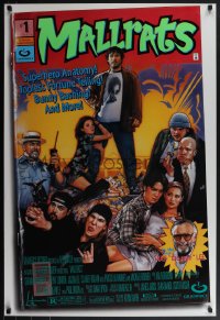 5z0482 MALLRATS DS 1sh 1995 Kevin Smith, Snootchie Bootchies, Stan Lee, comic artwork by Drew Struzan