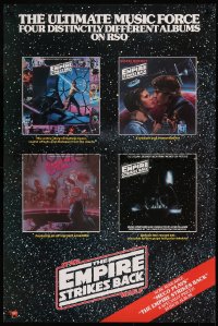 5z0189 EMPIRE STRIKES BACK 24x36 music poster 1980 ultimate music force, art from four albums!