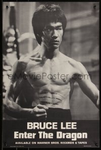 5z0791 ENTER THE DRAGON 18x28 music poster 1973 Bruce Lee, soundtrack, film that made him a legend!