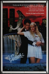 5z0600 SPLASH 1sh 1984 Tom Hanks loves mermaid Daryl Hannah in New York City under Twin Towers!