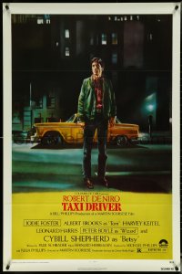 5z0617 TAXI DRIVER 1sh 1976 classic Peellaert art of Robert De Niro, directed by Martin Scorsese!